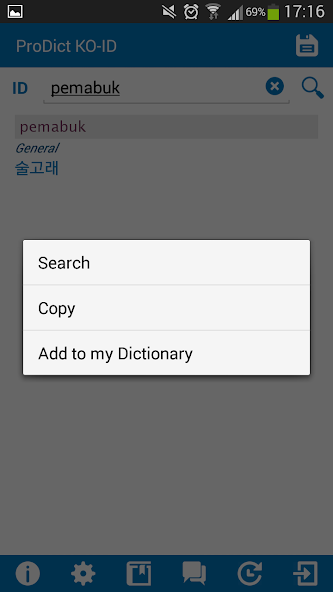 Korean - Indonesian dictionary
