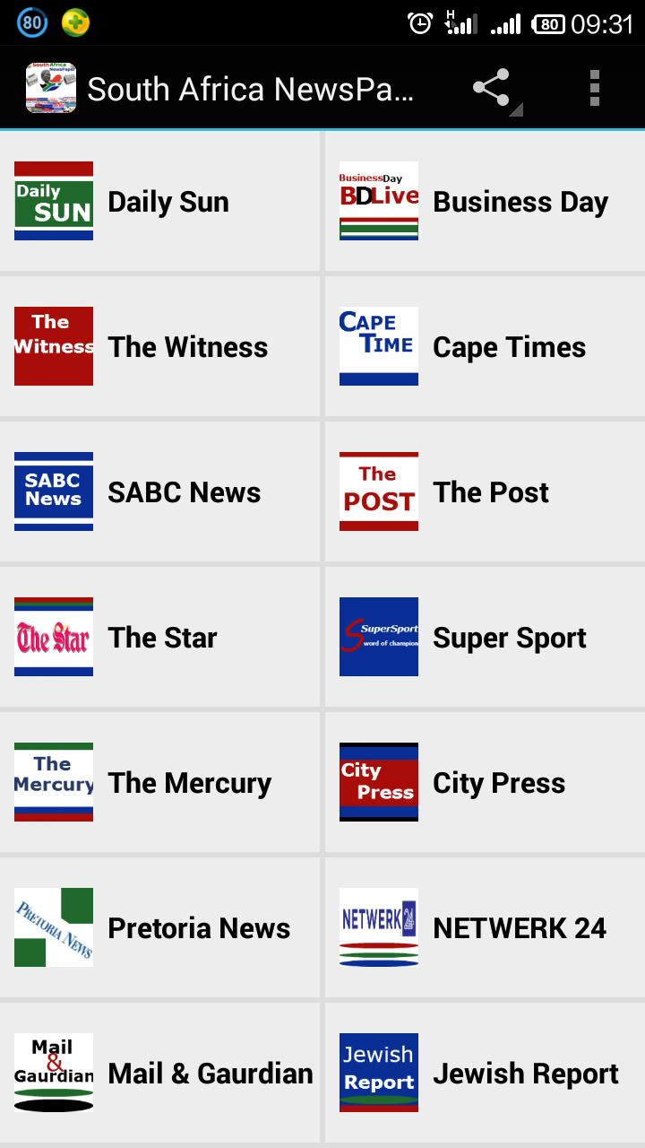 South Africa NewsPaper