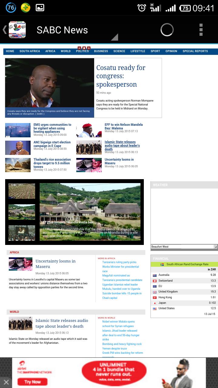 South Africa NewsPaper