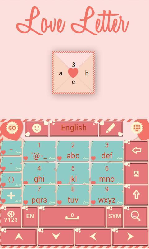 Love Letter GO Keyboard Theme