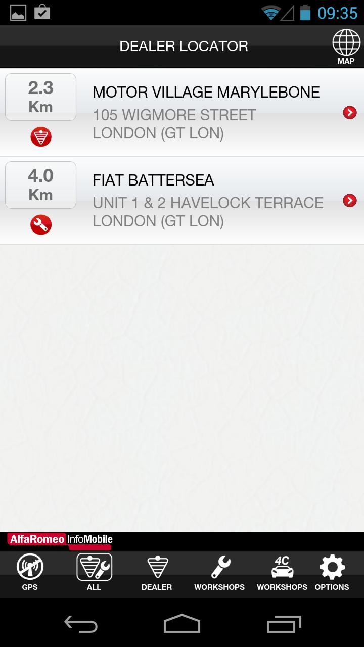 Alfa Romeo InfoMobile