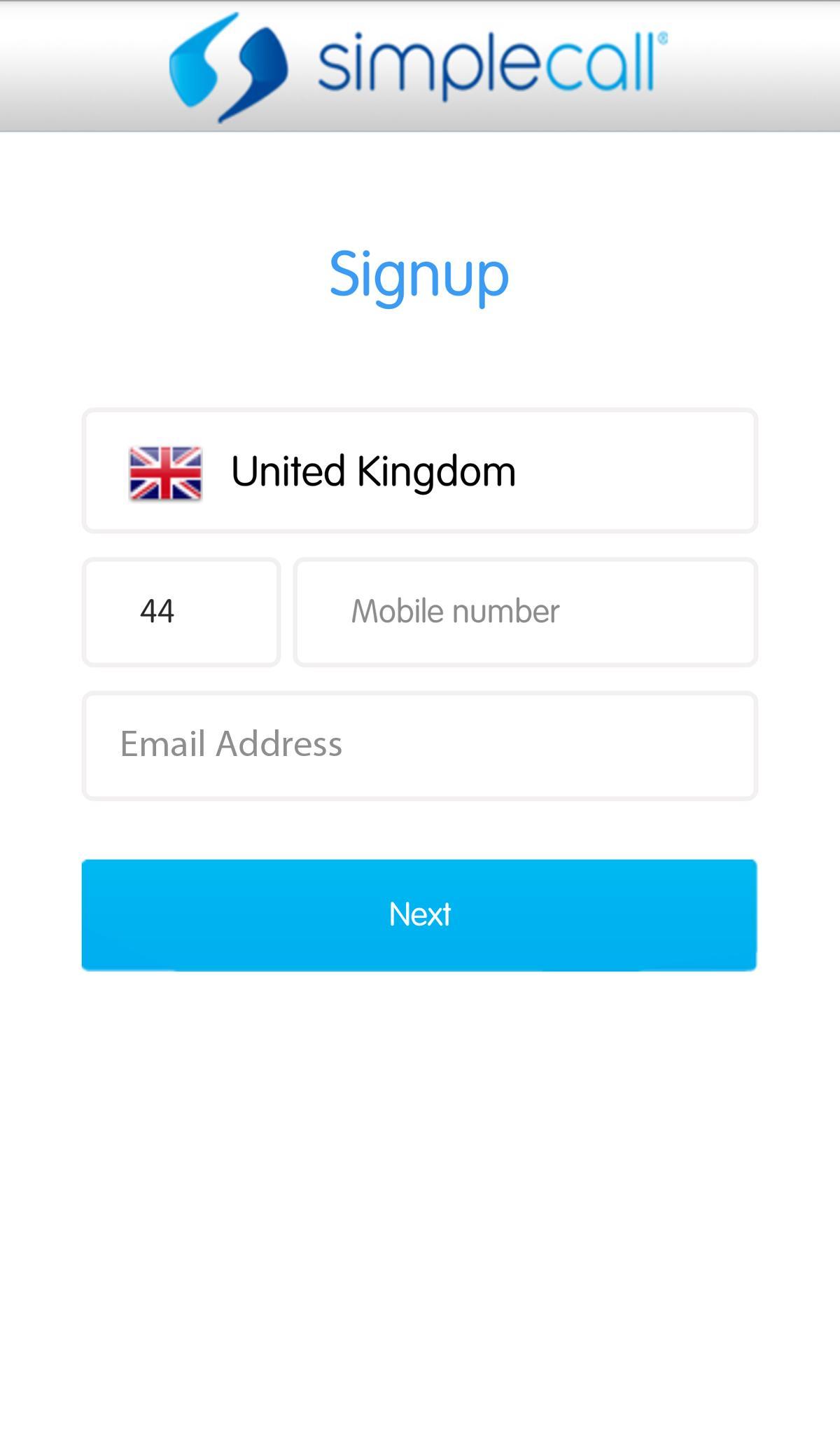 simplecall - Low cost call