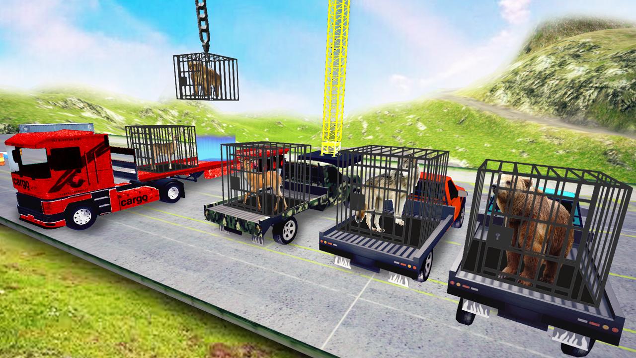Zoo Animals Train Transport