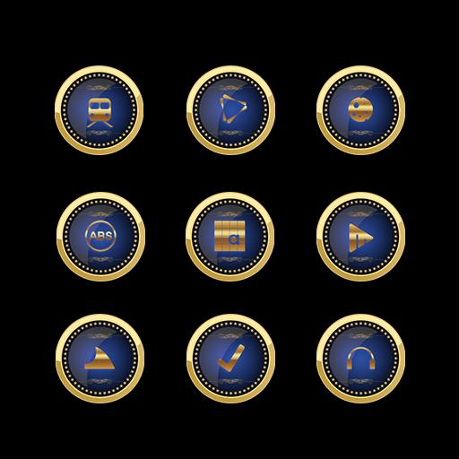 Blue Medal Icon Pack