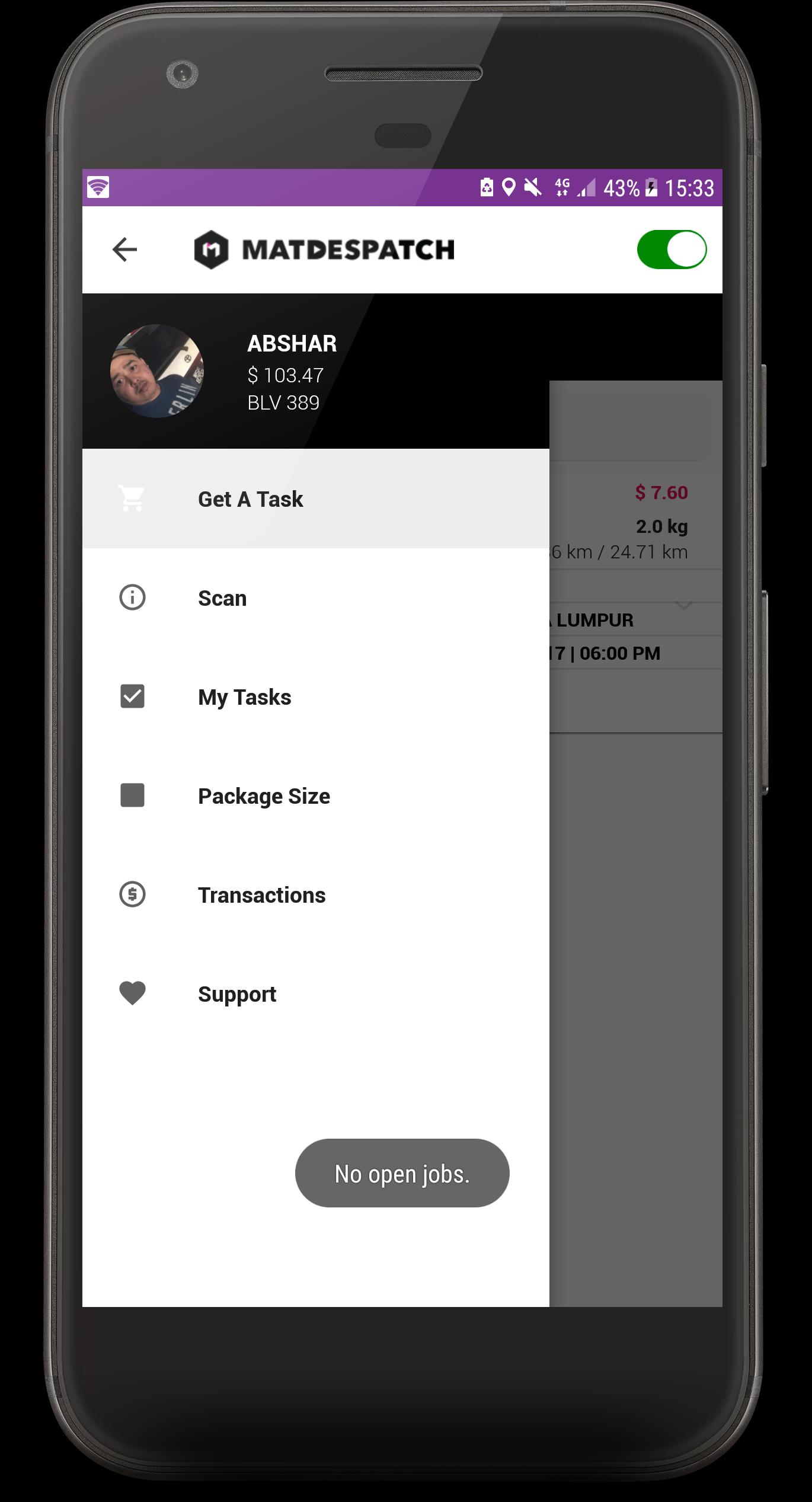 MatDespatch Partners (Riders & Drivers)