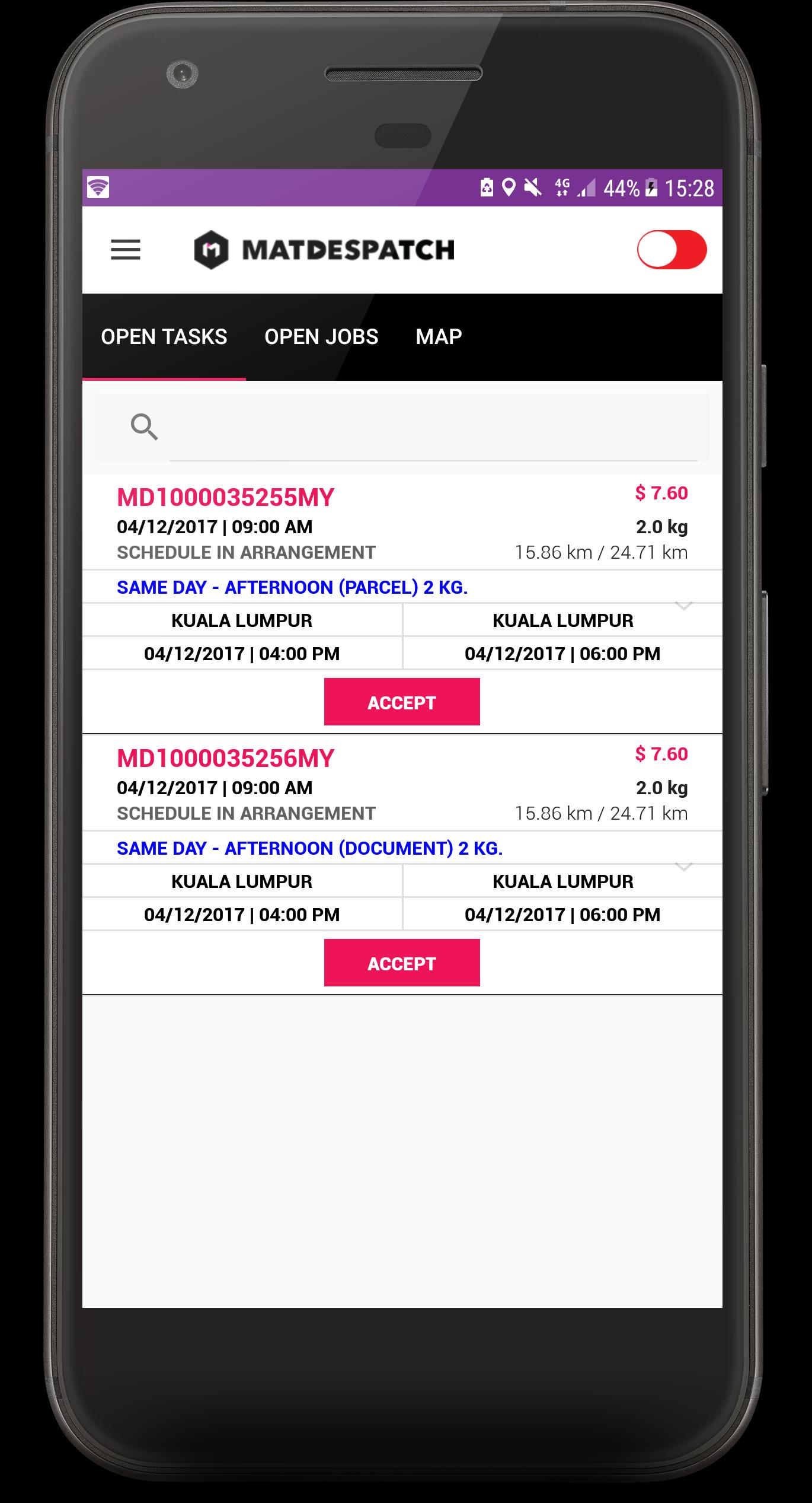 MatDespatch Partners (Riders & Drivers)
