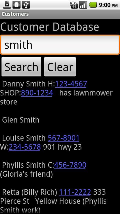 Customer Contacts LITE