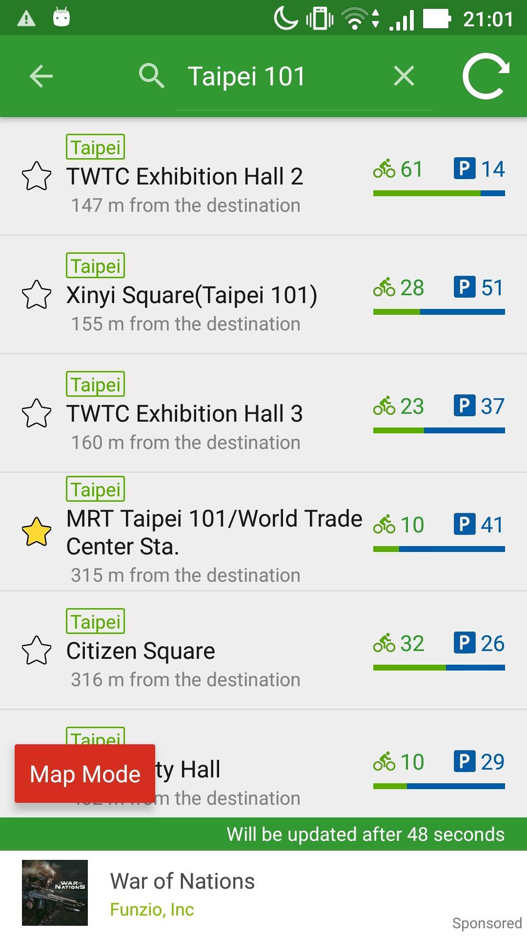 Taiwan public bicycle (ubike)