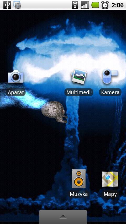 Burning Skull Wallpaper