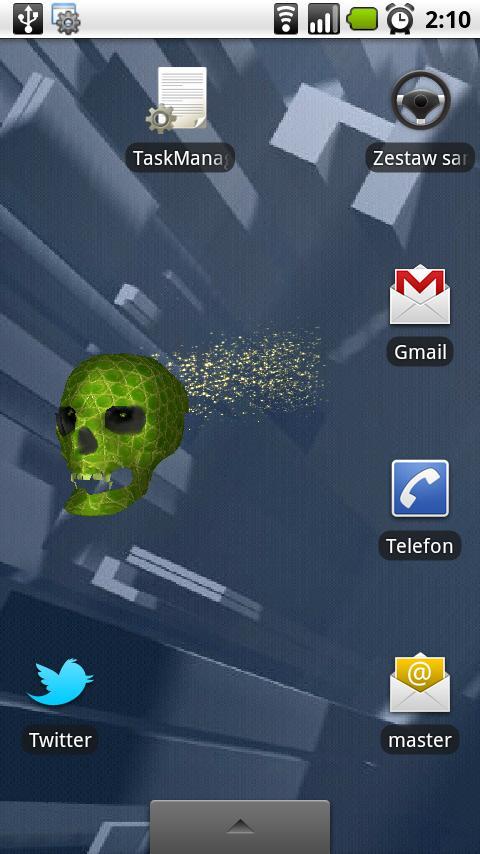 Burning Skull Wallpaper