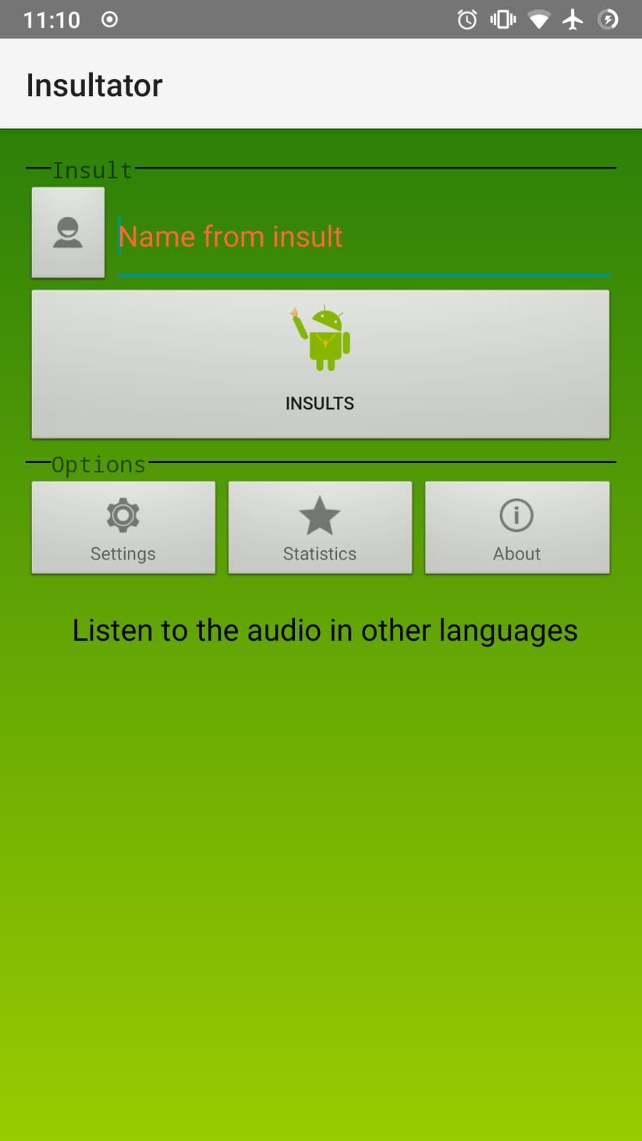 Insults generator: Insultator