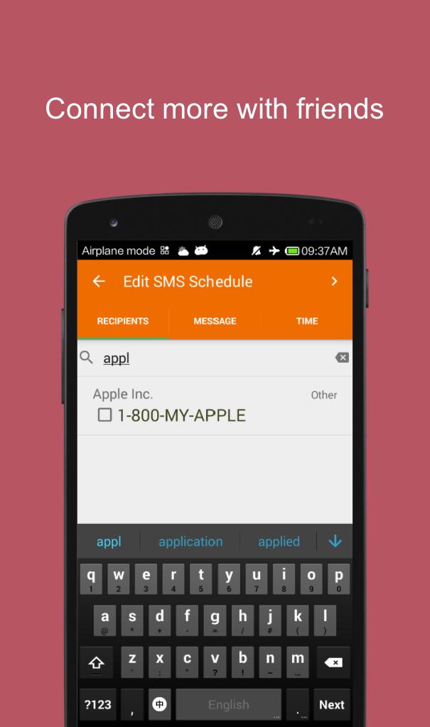 Hello - Schedule Group SMS