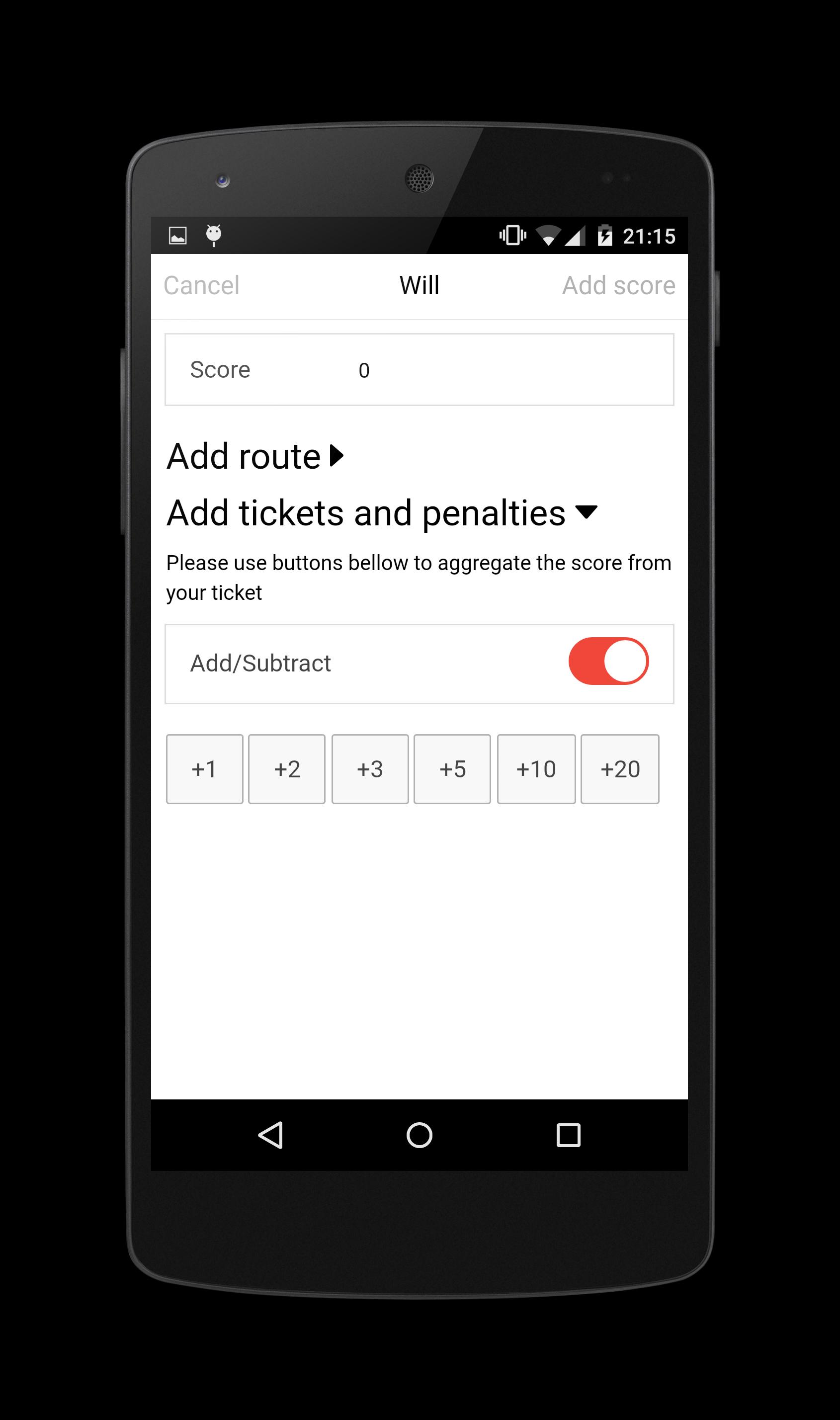 Ticket to Ride Score Keeper