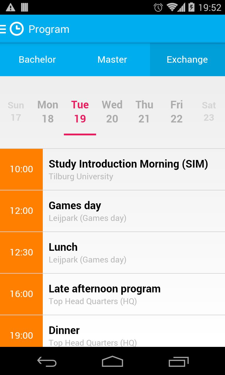 Tilburg Orientation Program