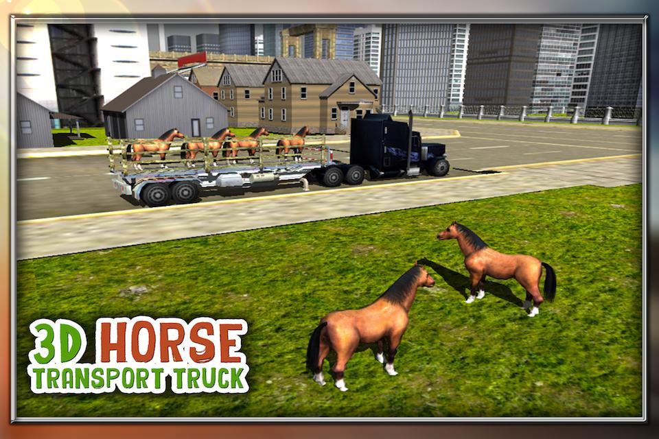 Horse Transport Truck Sim 3D