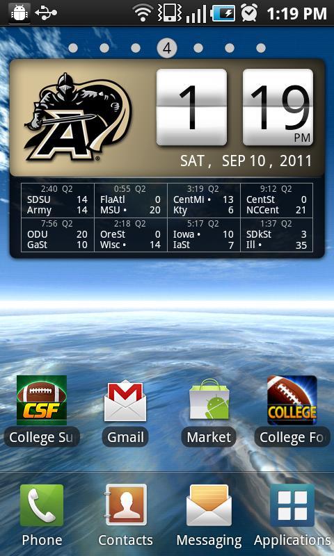 Army Black Knights Live Clock