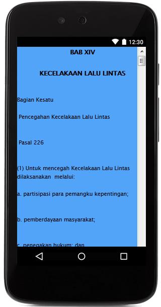 UU Lalu Lintas No. 22 Th 2009