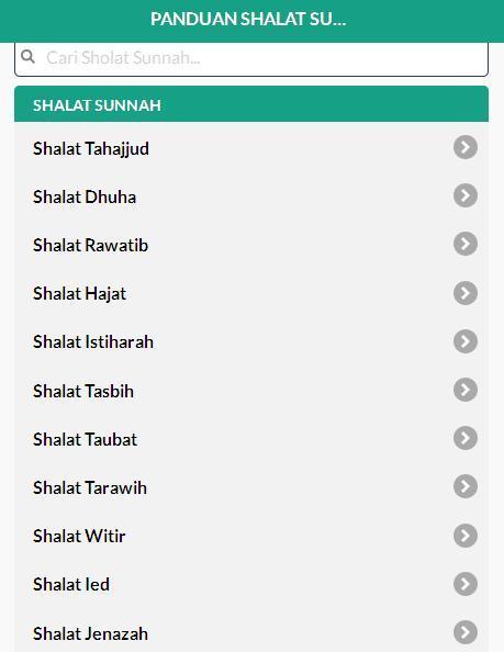Panduan Shalat Sunah Lengkap