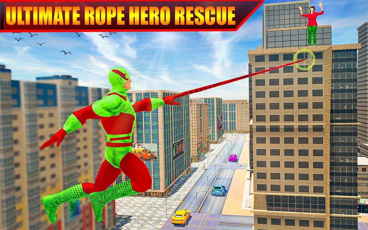 Flying Rope Hero Flash game