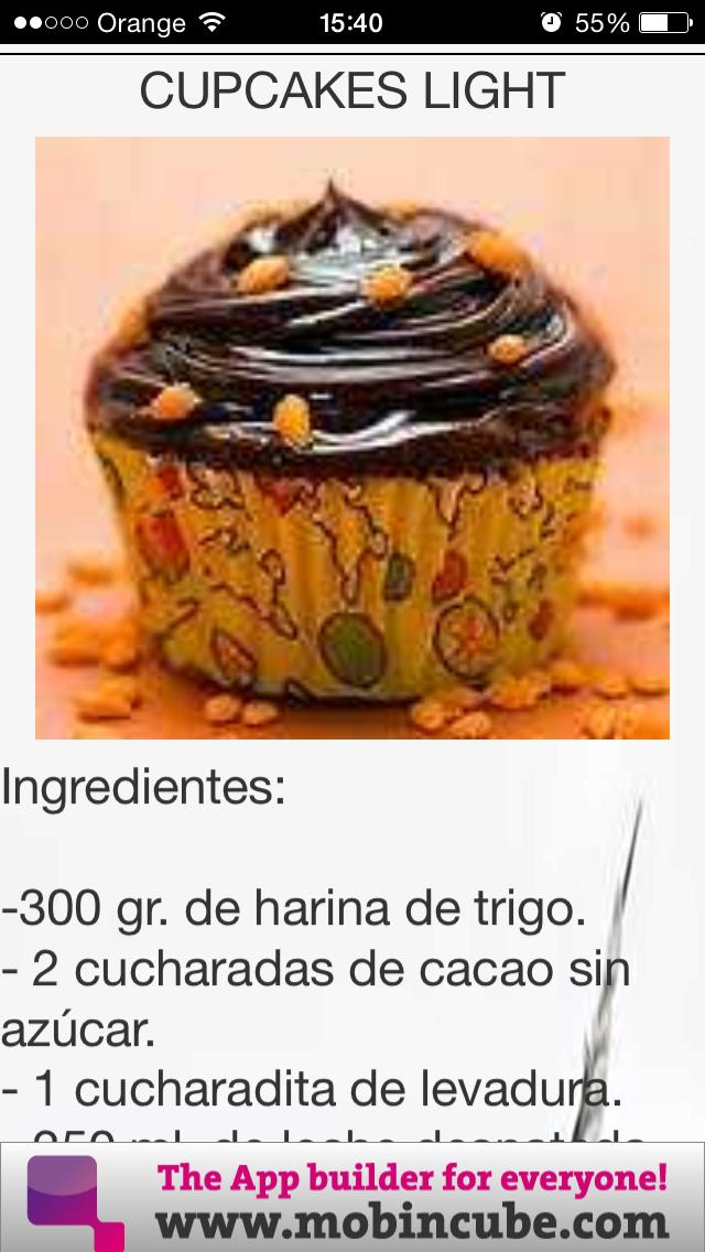 Recetas CupCakes