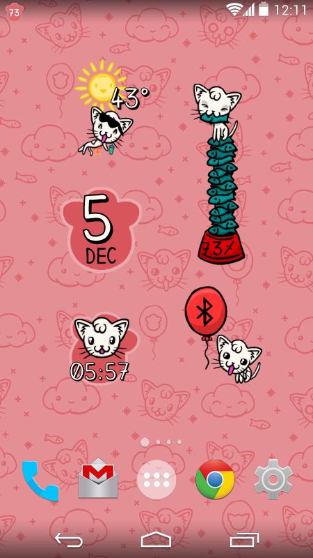 Cute Kitty Widgets HD