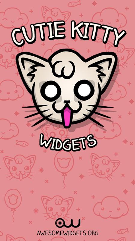 Cute Kitty Widgets HD