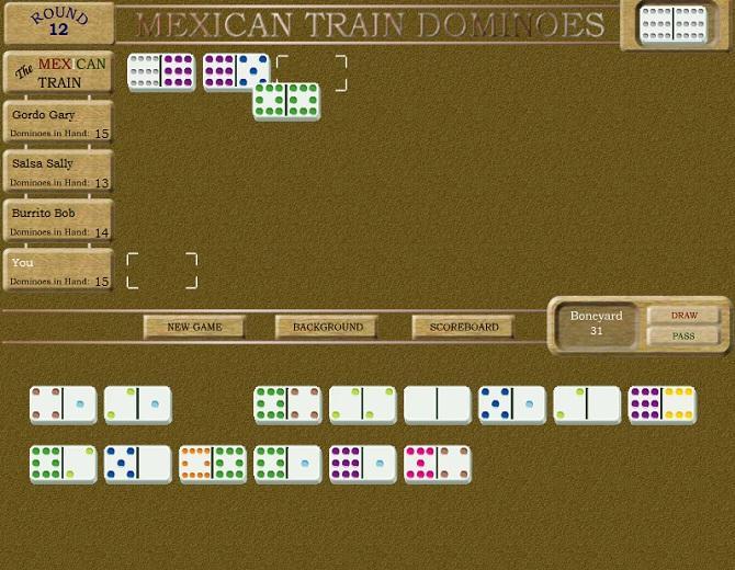 Mexican Train Dominoes