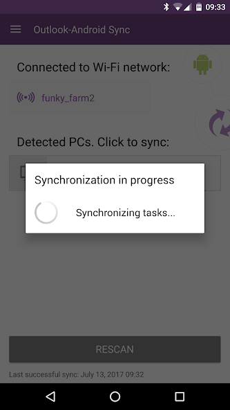 Outlook-Android Sync
