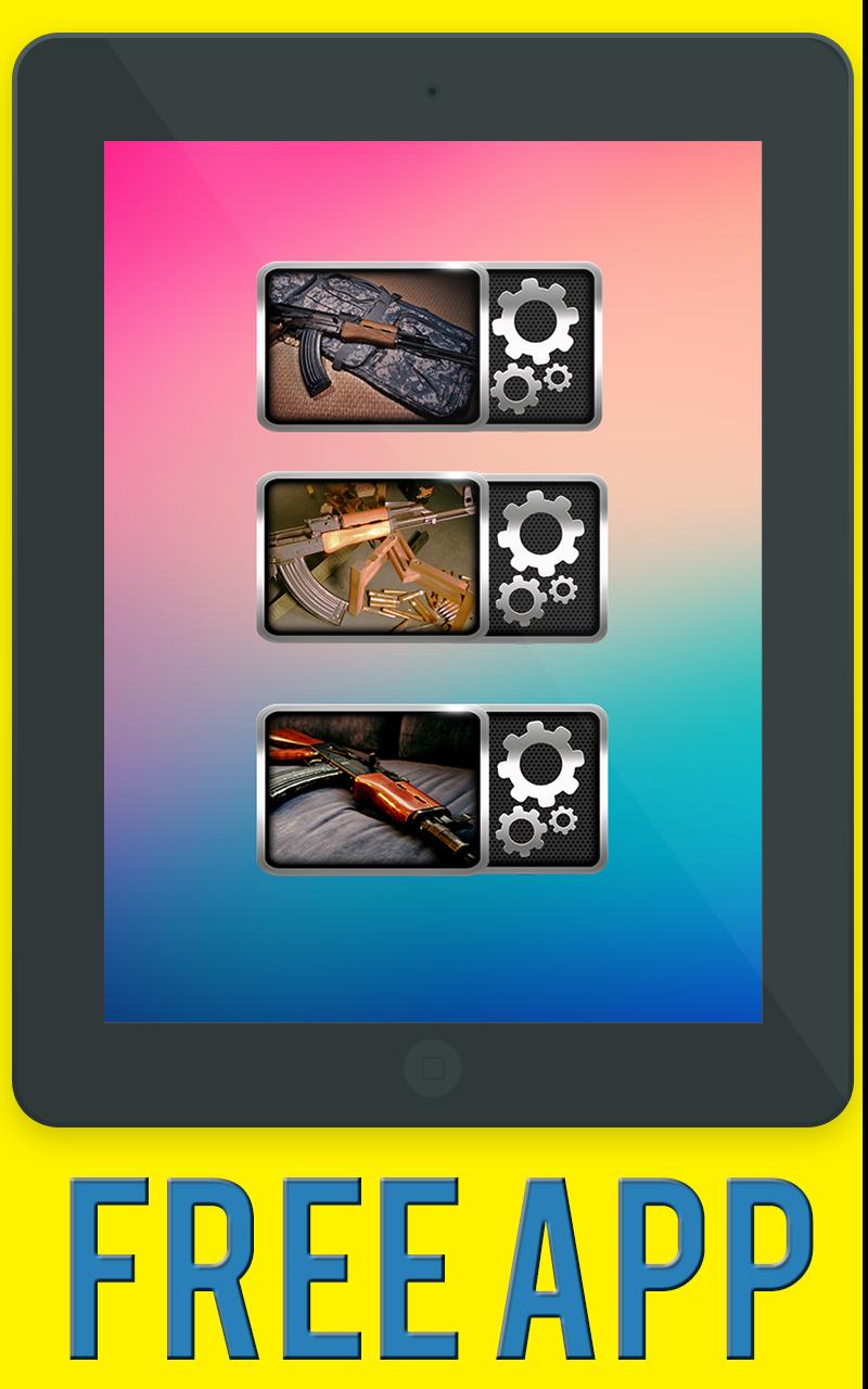 AK-47 rifle Widget