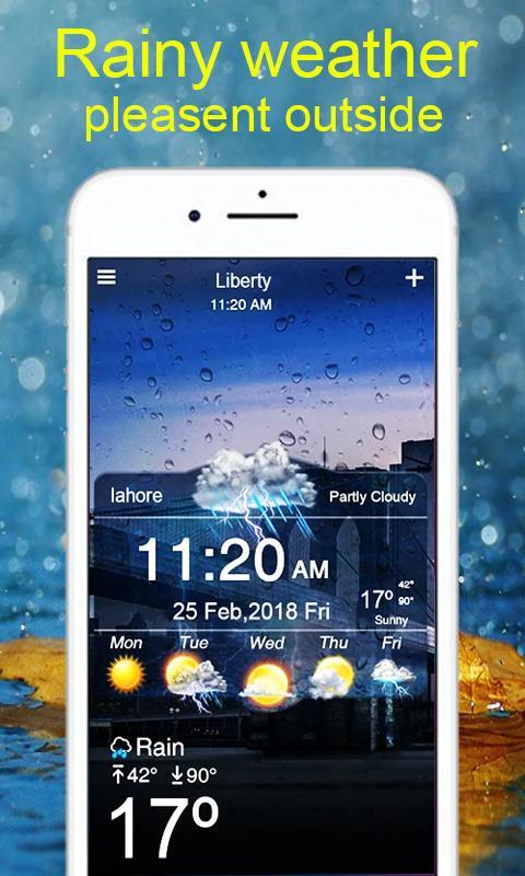Weekly Weather Forecast App & Widget