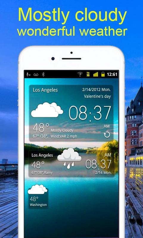 Weekly Weather Forecast App & Widget
