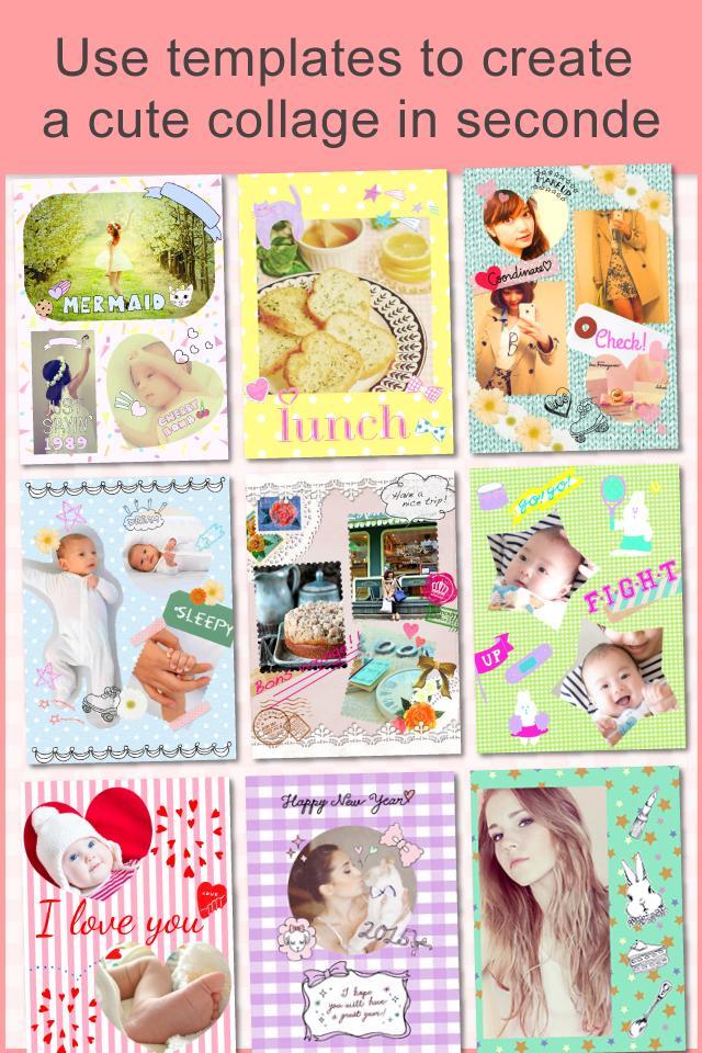 Collage&Add Stickers papelook