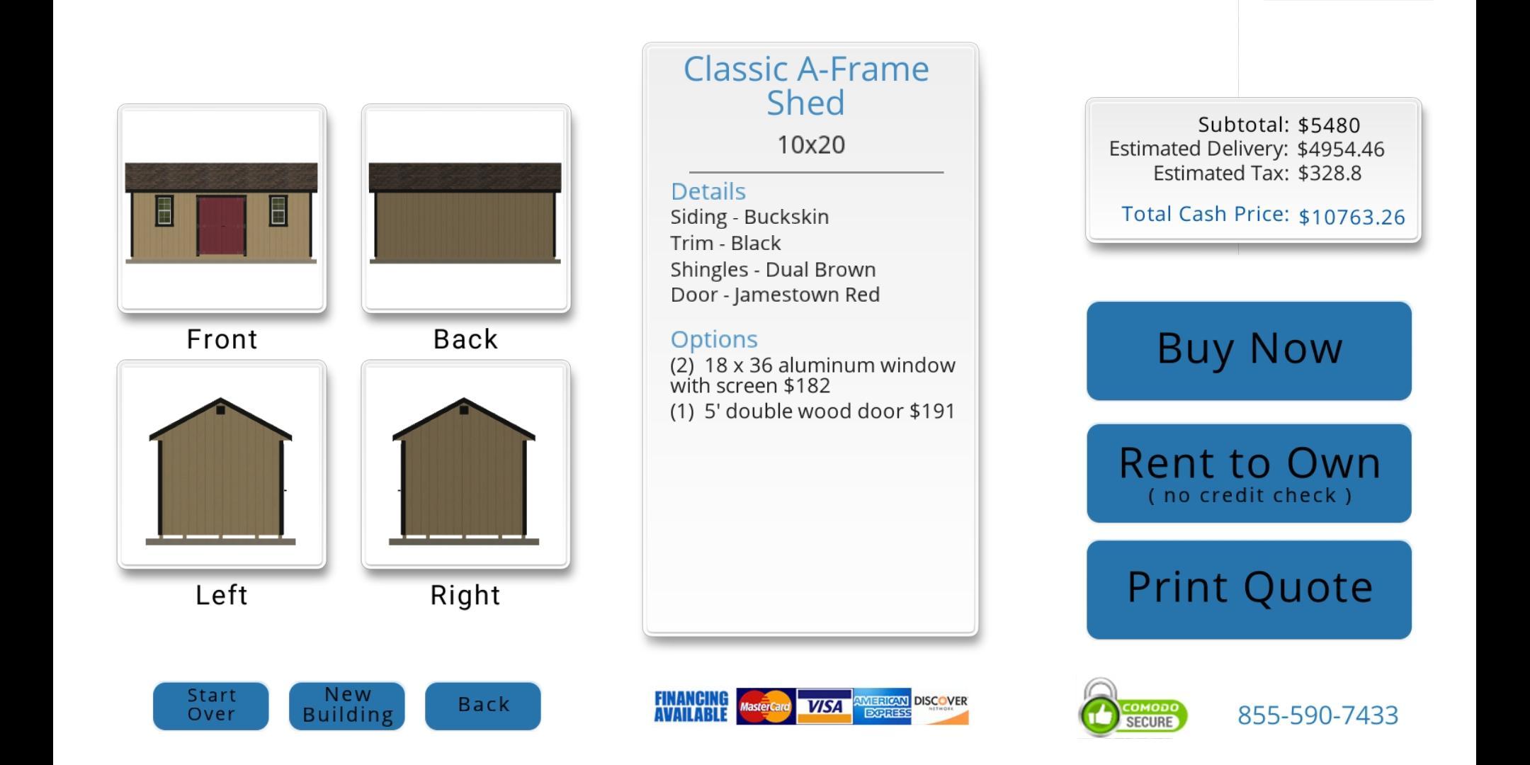 The Shed Yard 3D Customizer