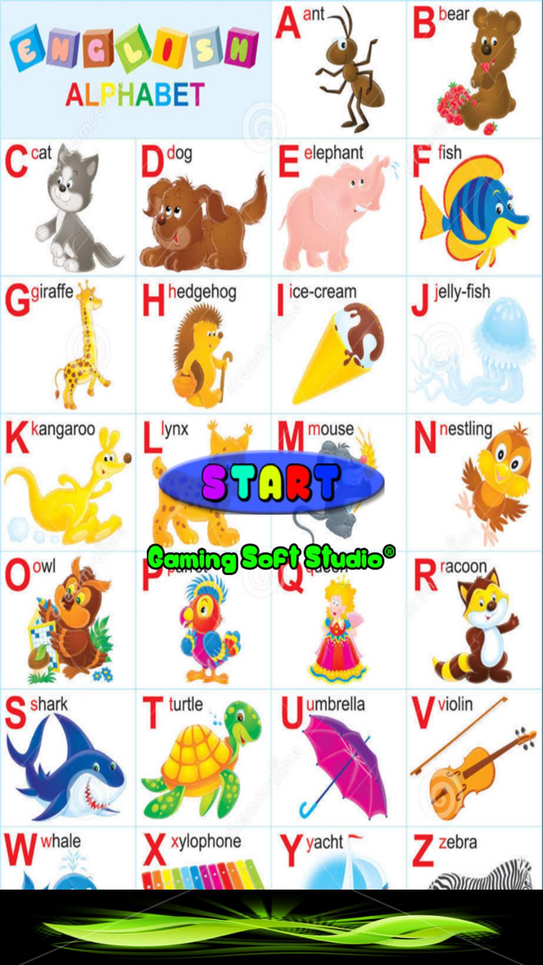Learning Alphabet (Matching)
