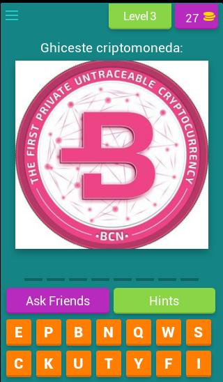 Ghiceste Cryptomoneda