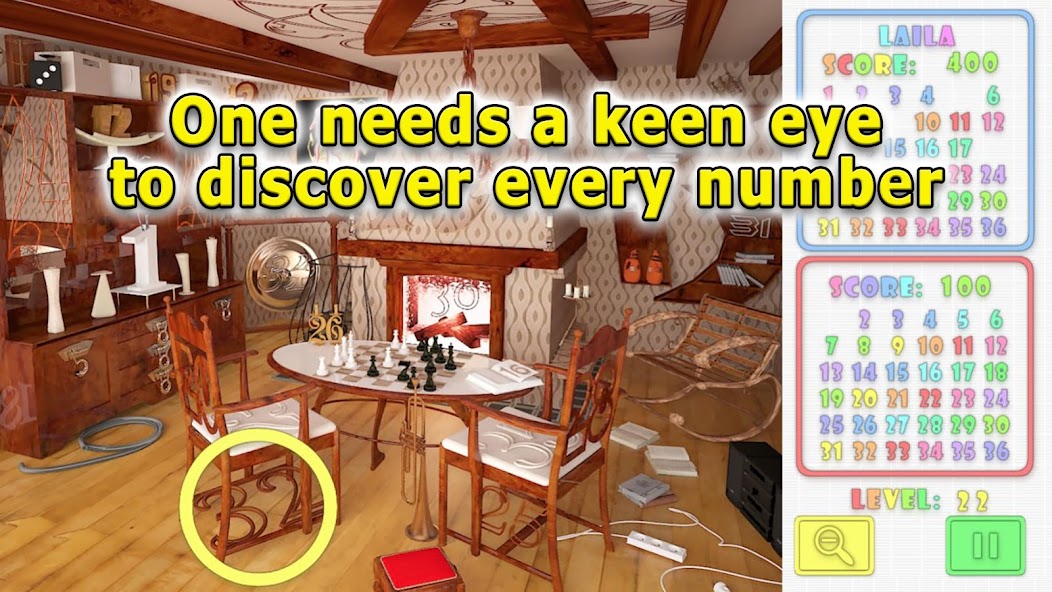 Mystery Numbers: Hidden Object