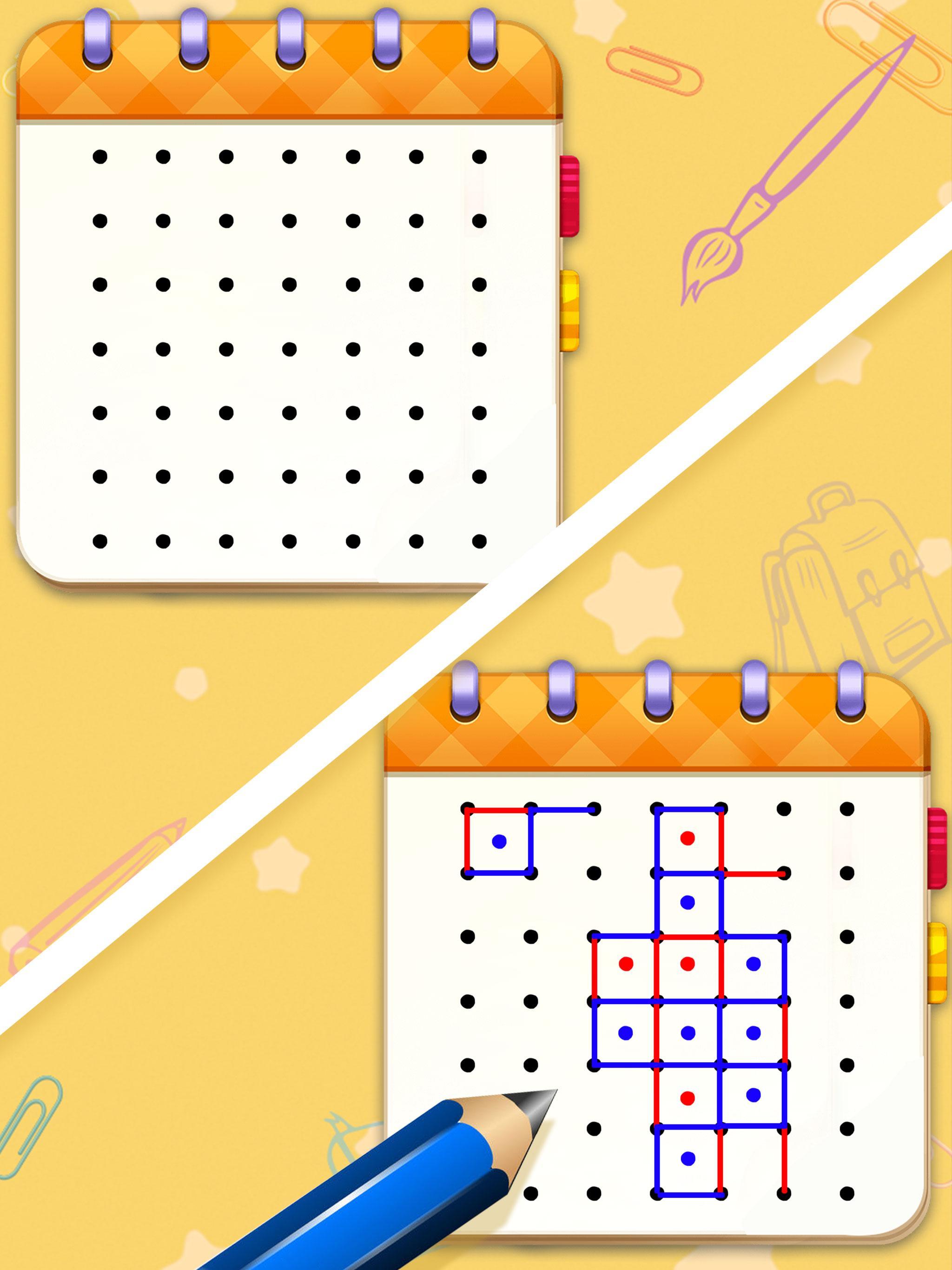 Dots & Boxes: Squares  - Free Connecting Game