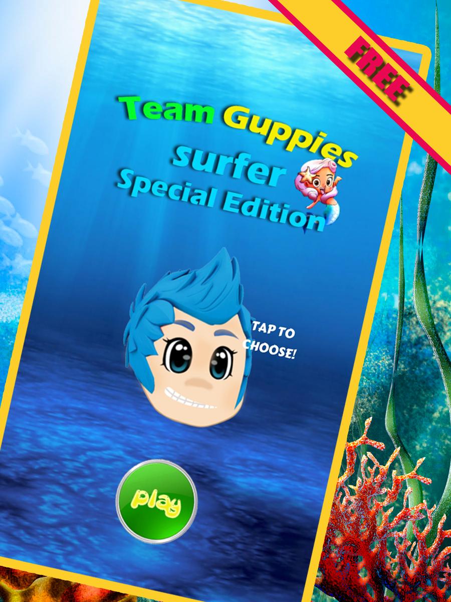 Team Guppies Surfer Bubble