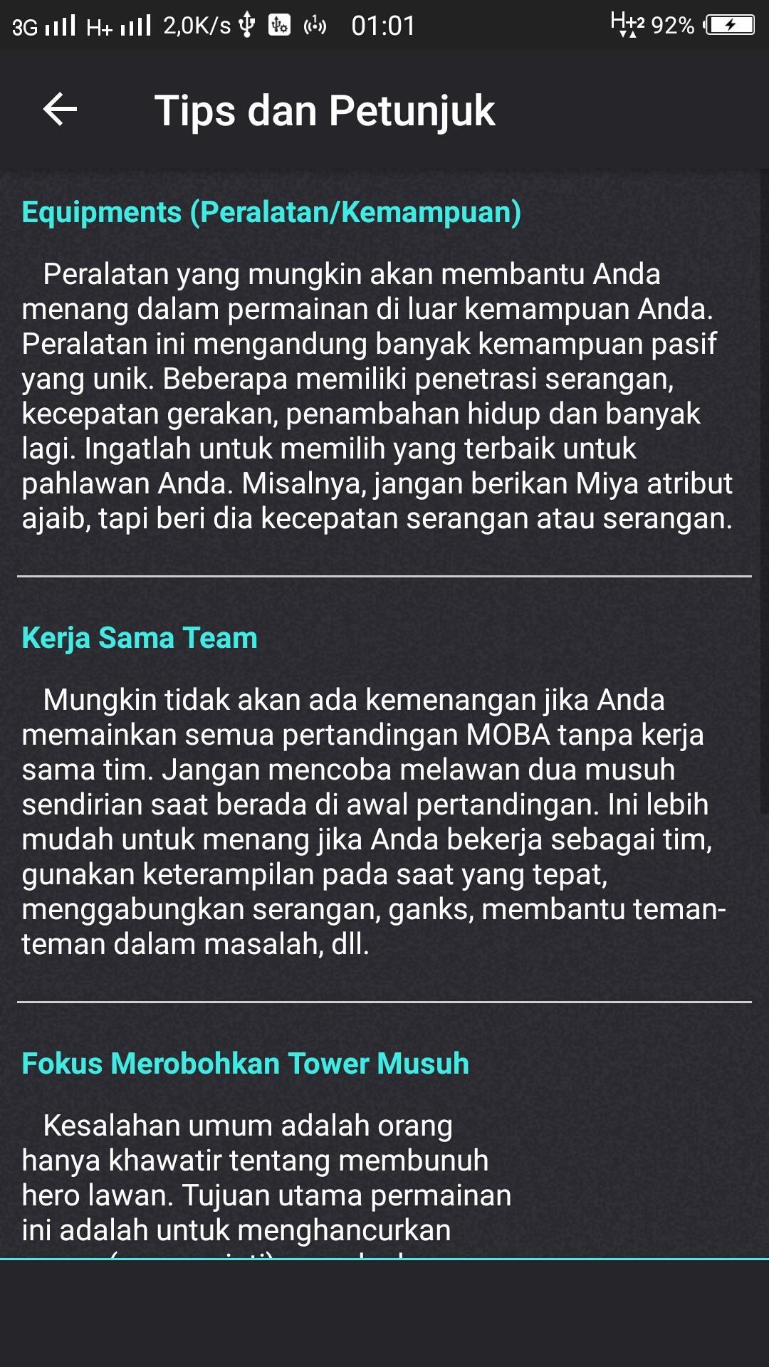 Panduan: Mobile Legends Guide Bahasa Indonesia