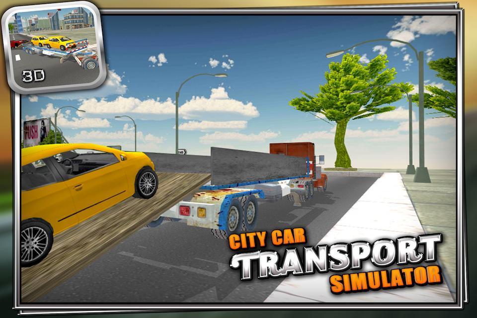 City Car Transport Truck 3D