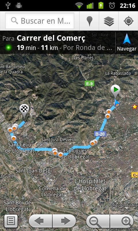 swing golf, campos y asistente