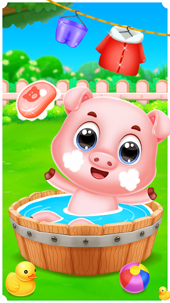 Pet animal care game