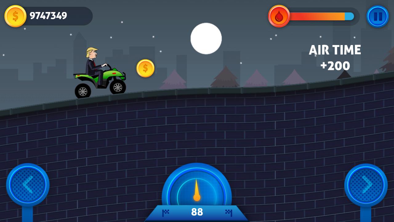Trump Hill Climb Game