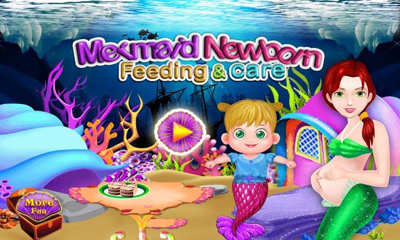 Mermaid Newborn Feeding