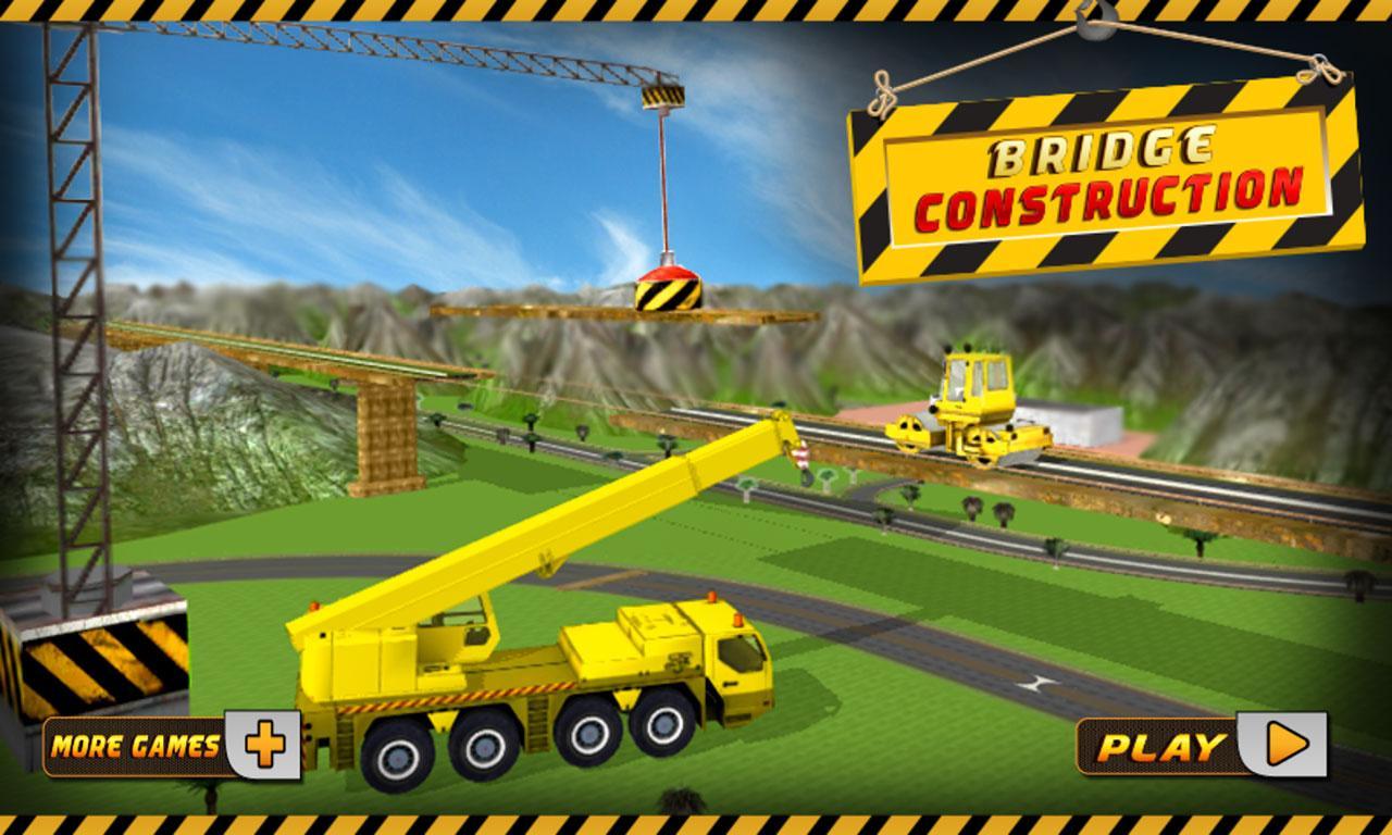 Bridge Construction Crane Op