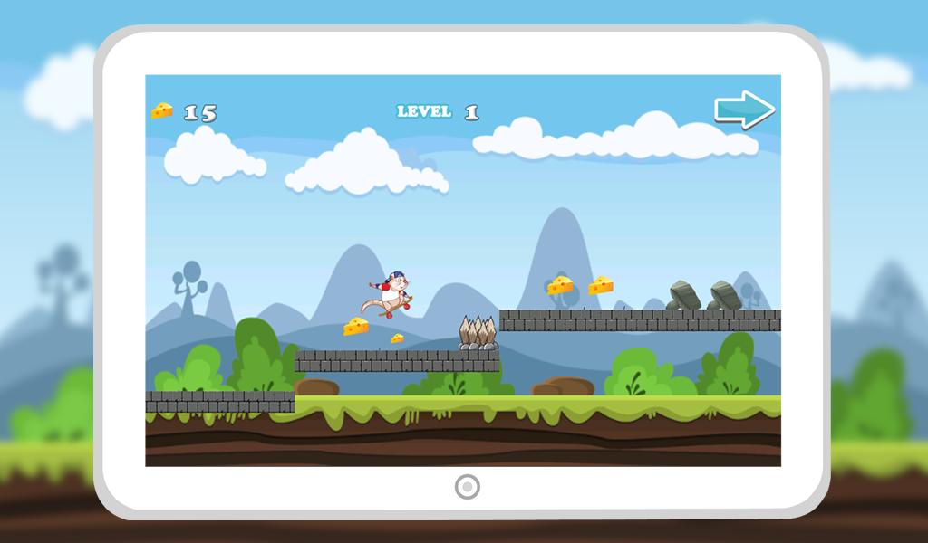 Jerry Mouse and cheese skater