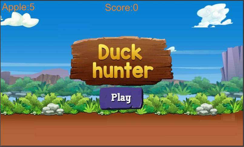 Duck hunter protect apples