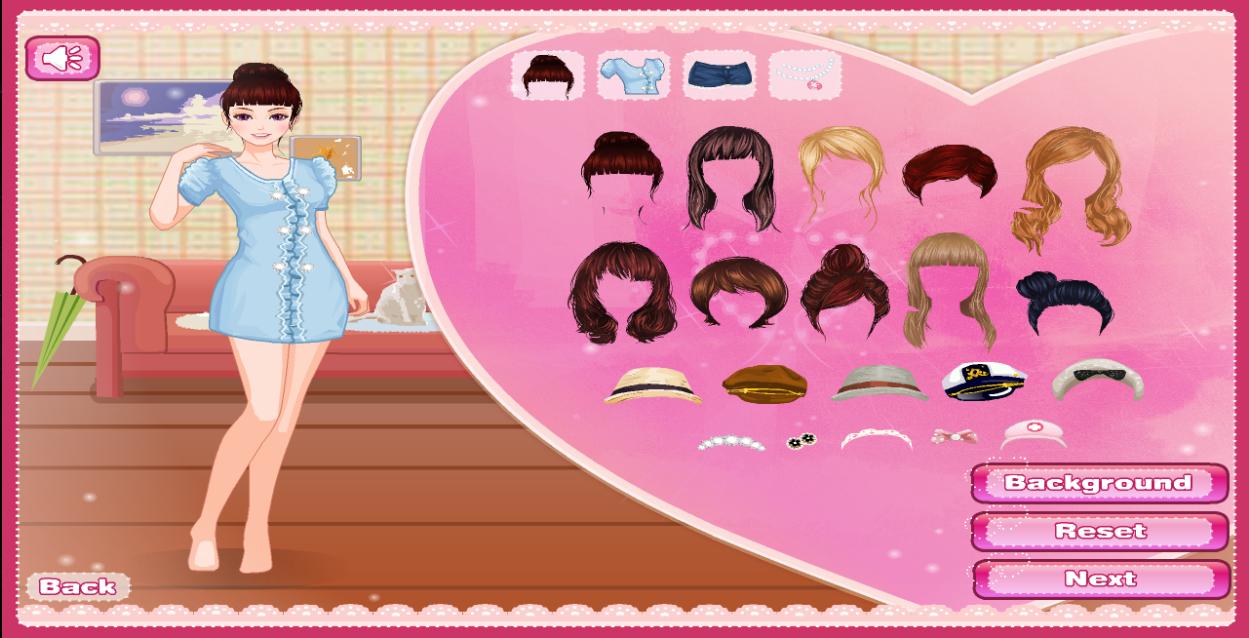 Twin Princess dress up make up