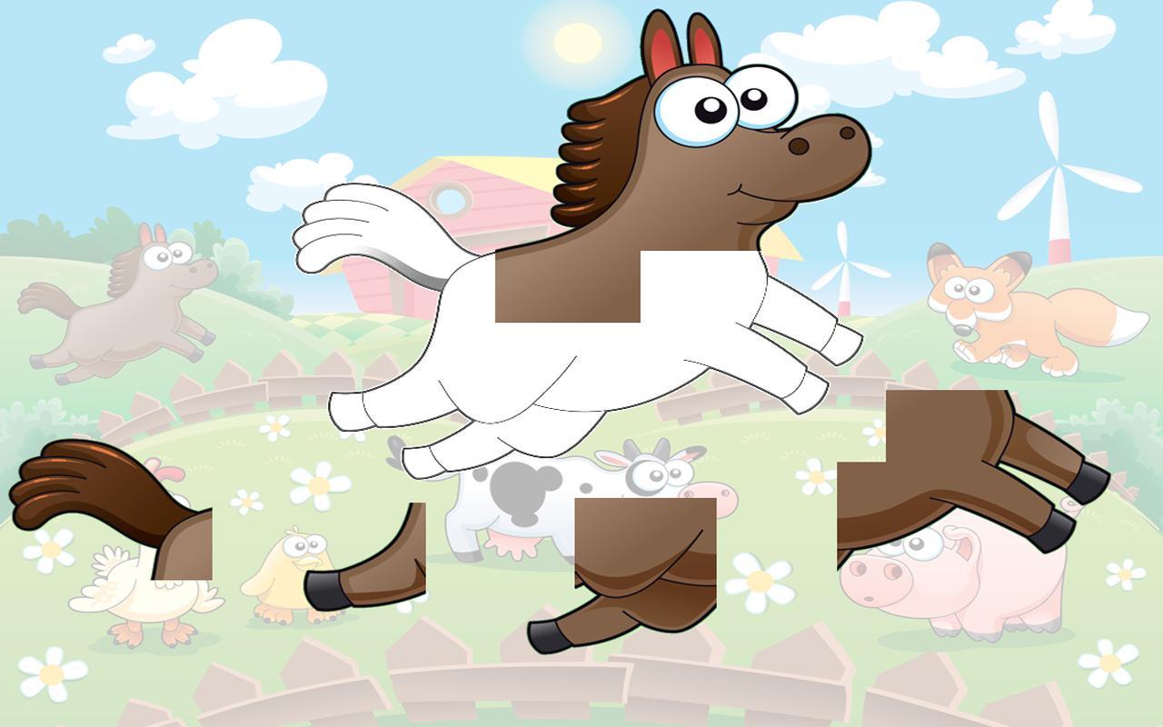 Animal sounds puzzle HD