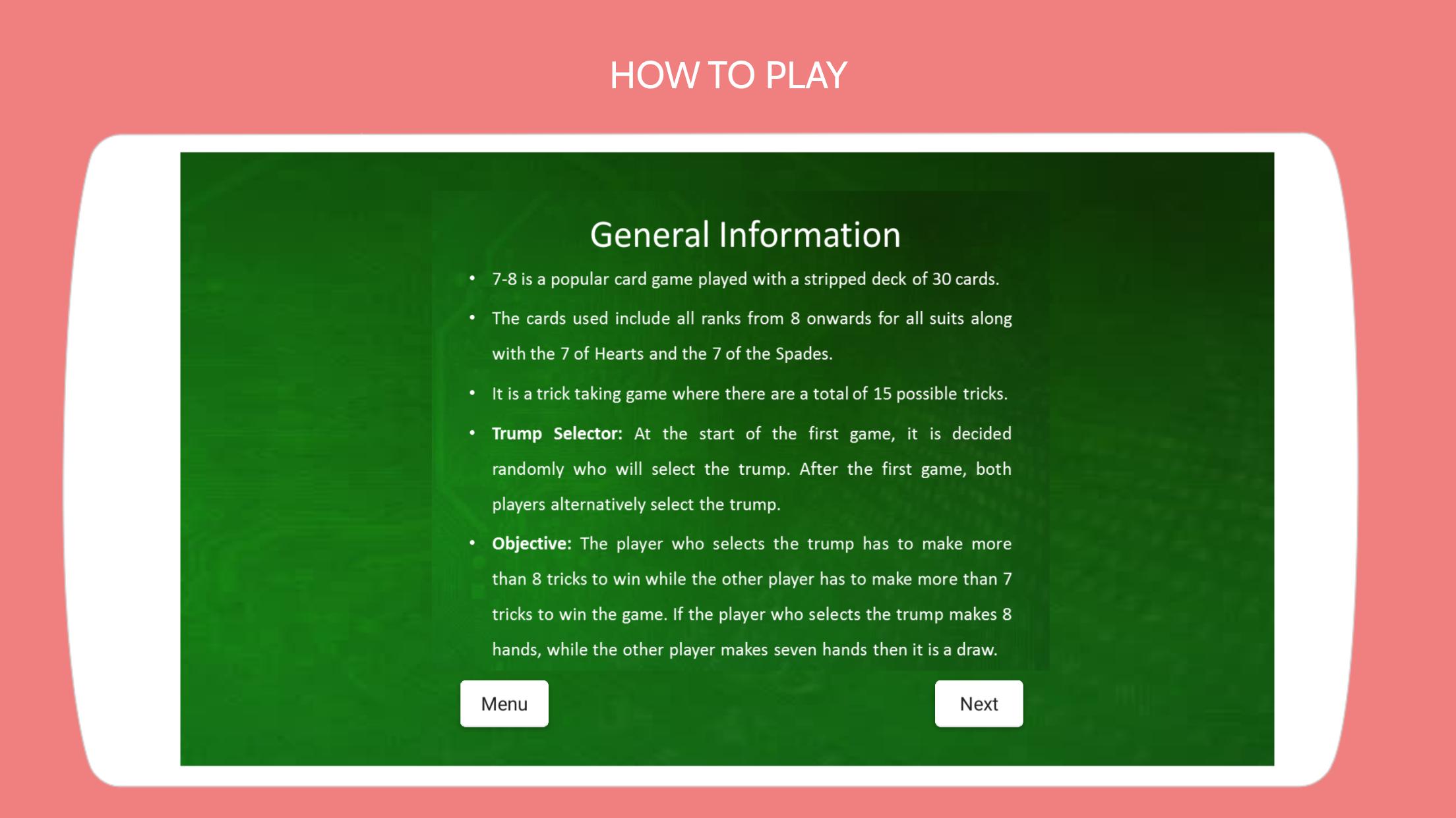 7-8 Card Game,  Seven Eight